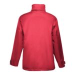 Veste rouge à manches longues vue de dos