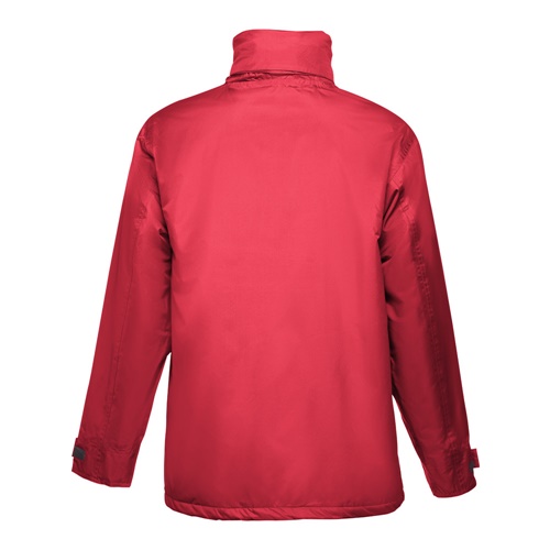 Veste rouge à manches longues vue de dos