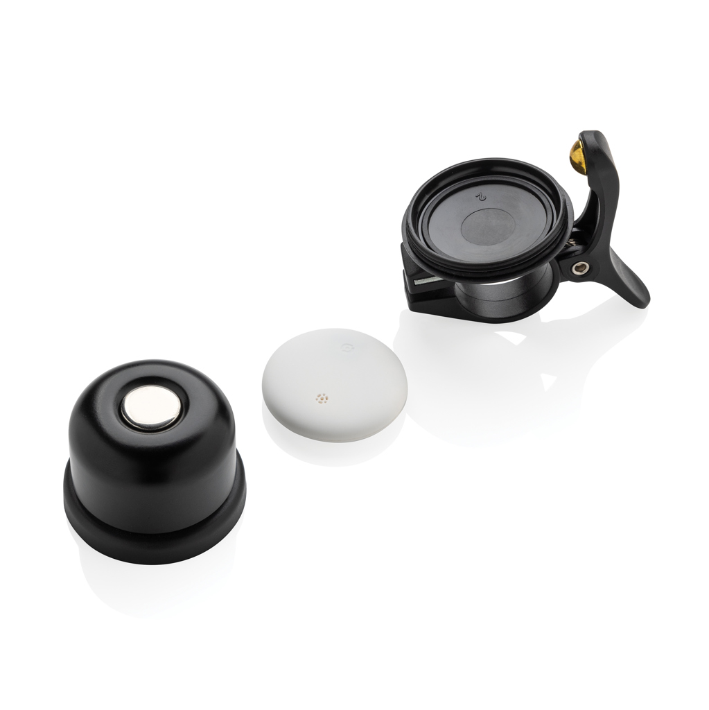 Objectif magnétique noir avec accessoires détachés