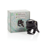 Sonnette vélo noire avec boîte connectée