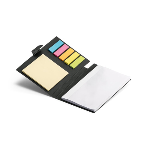 cooper. carnet de notes adhésif, 6 types de feuilles autocollantes