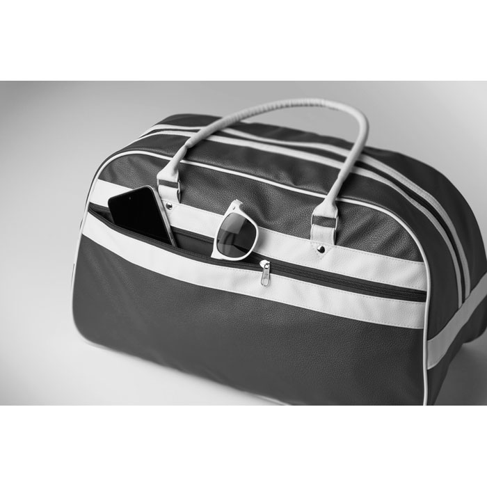 nostalgic pu sports bag