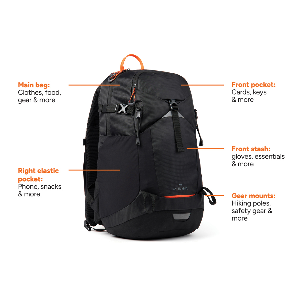 sac à dos 24l en rcs nordic drift trail