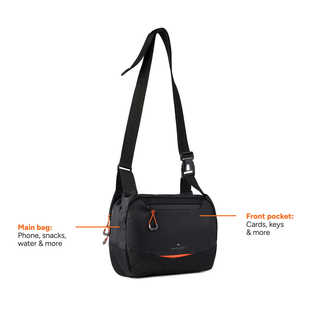 sac à bandoulière 4l en rcs nordic drift trail