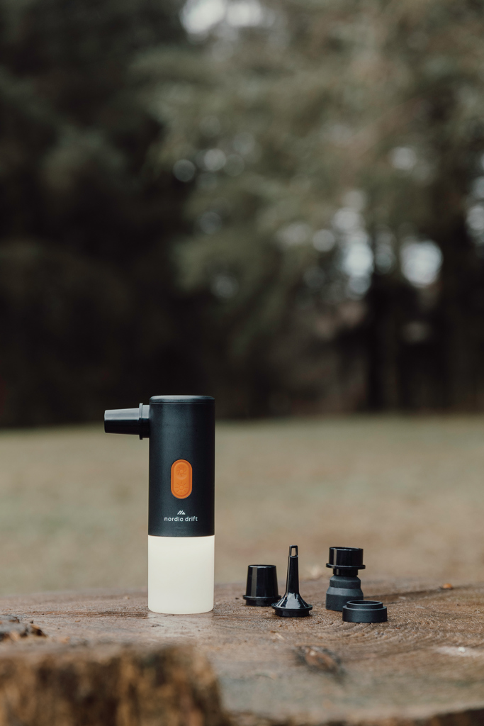 lampe de camping avec pompe à air nordic drift titan
