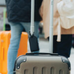 Étiquette à bagages avec géolocalisation globefind dual rcs