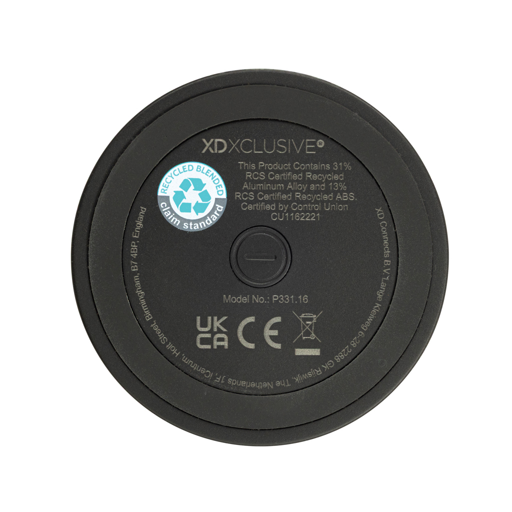 haut parleur magnétique 5w en aluminium recyclé rcs nivio