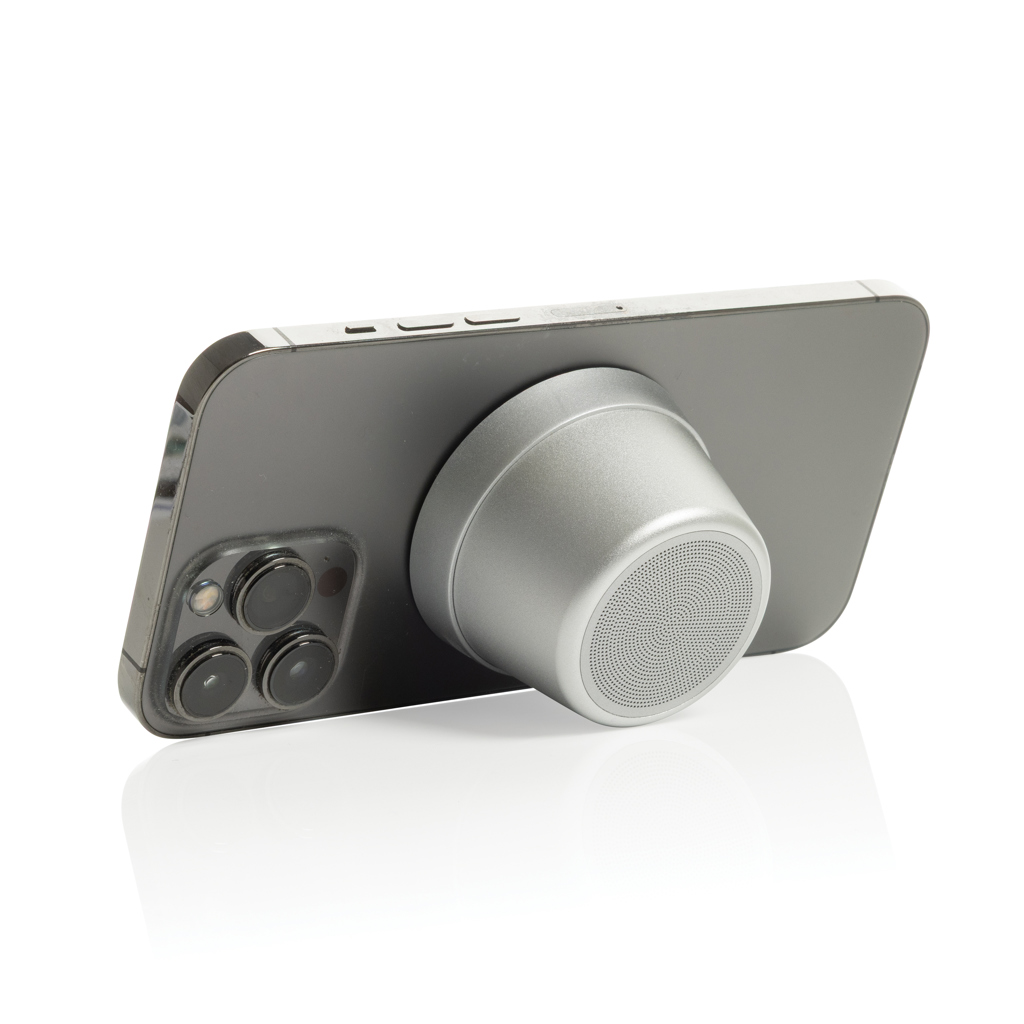 haut parleur magnétique 5w en aluminium recyclé rcs nivio