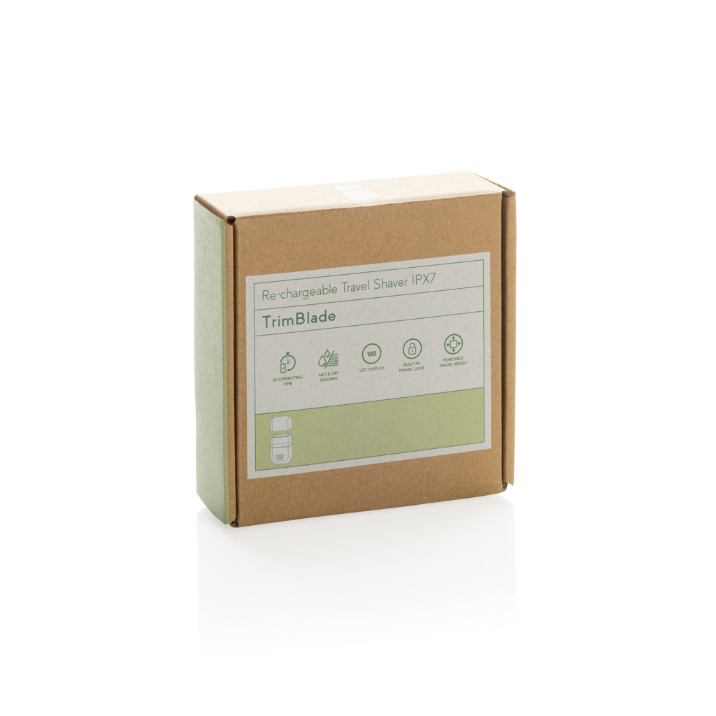 rasoir de voyage ipx7 rechargeable trimblade