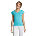 moon moon t shirt femme col v