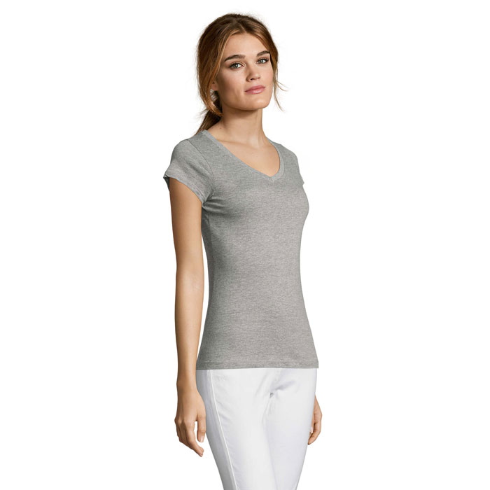 moon moon t shirt femme col v