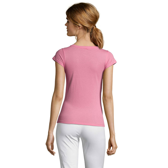 moon moon t shirt femme col v
