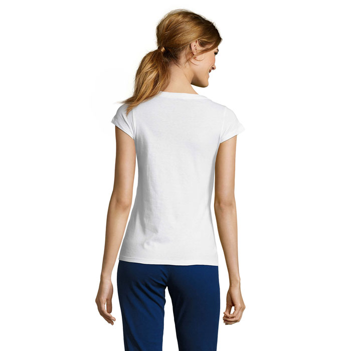 moon moon t shirt femme col v