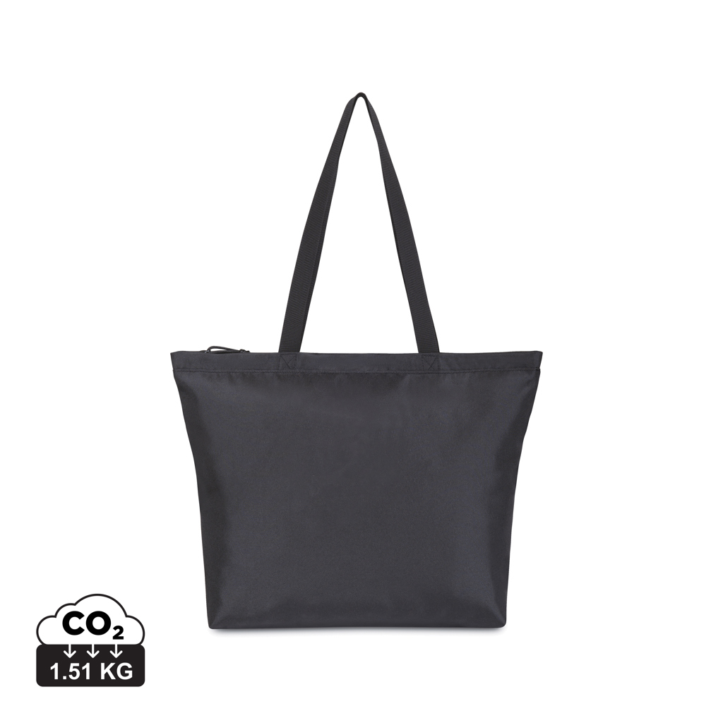 Sac cabas noir avec longues anses