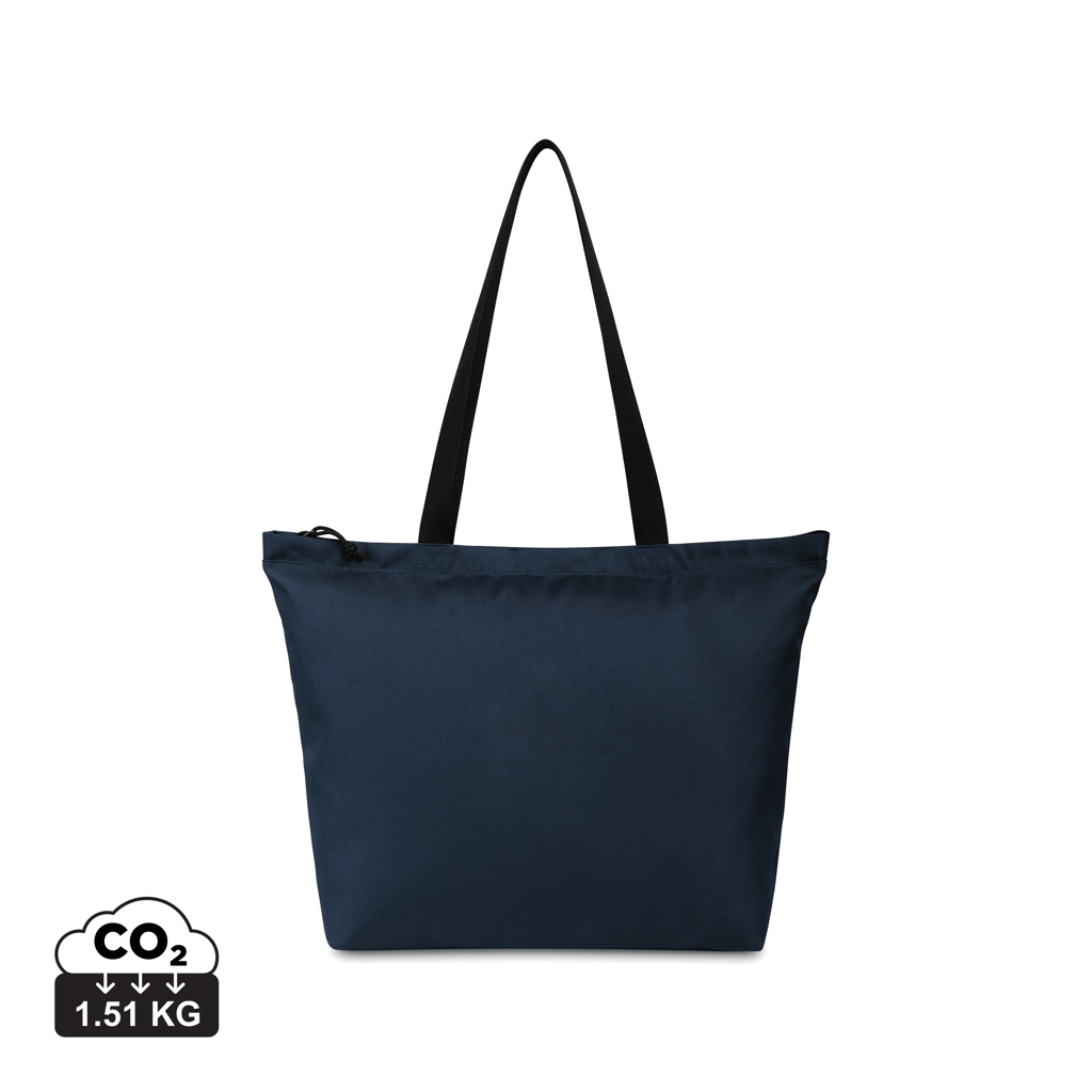 Sac cabas bleu marine avec anses noires