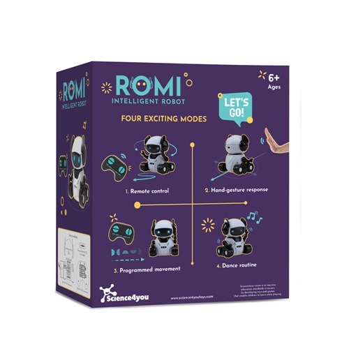 Boîte du robot intelligent ROMI pour enfants