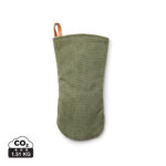 Gant de cuisine vert en tissu