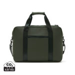 Sac de voyage vert avec bandoulière noire