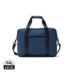 Sac de voyage bleu avec bandoulière noire