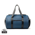 Sac de sport bleu avec bandoulière noire