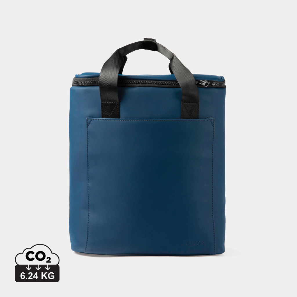 Sac isotherme bleu avec poignées noires