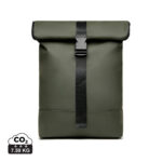 Sac à dos vert à fermeture roulée