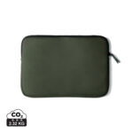 Housse d’ordinateur portable verte avec fermeture éclair