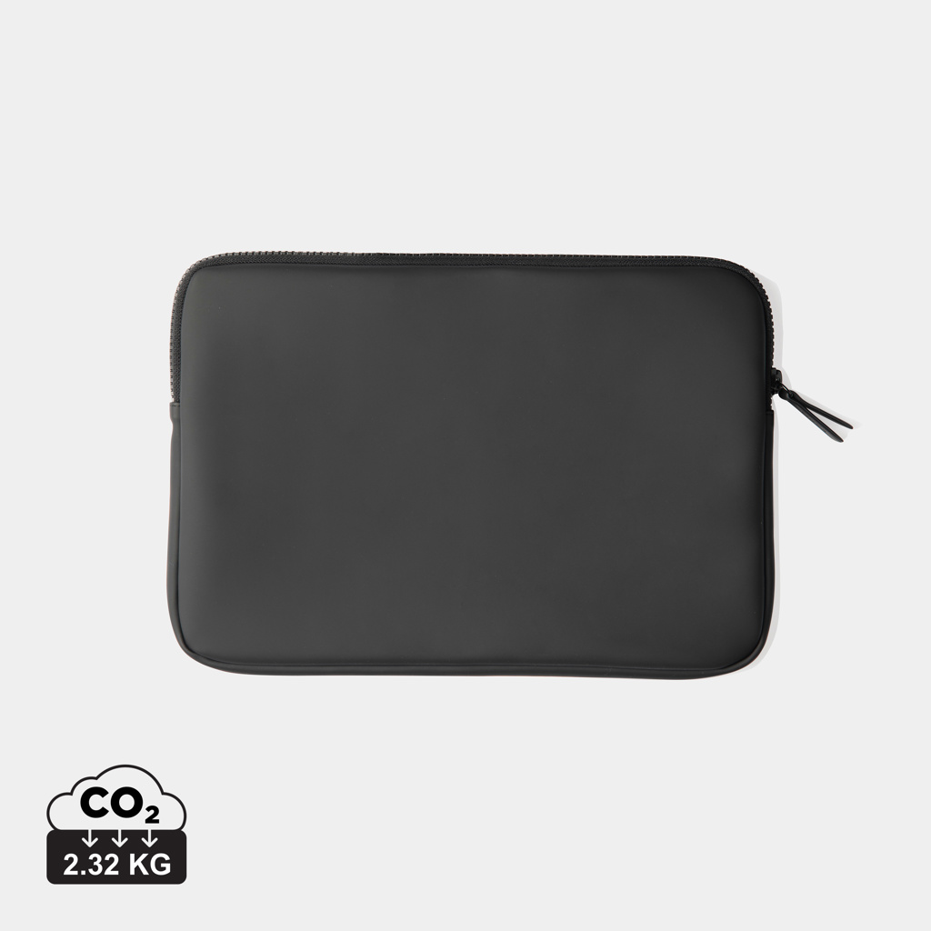 Housse d’ordinateur portable noire avec fermeture éclair