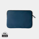 Housse d’ordinateur portable bleue avec fermeture éclair