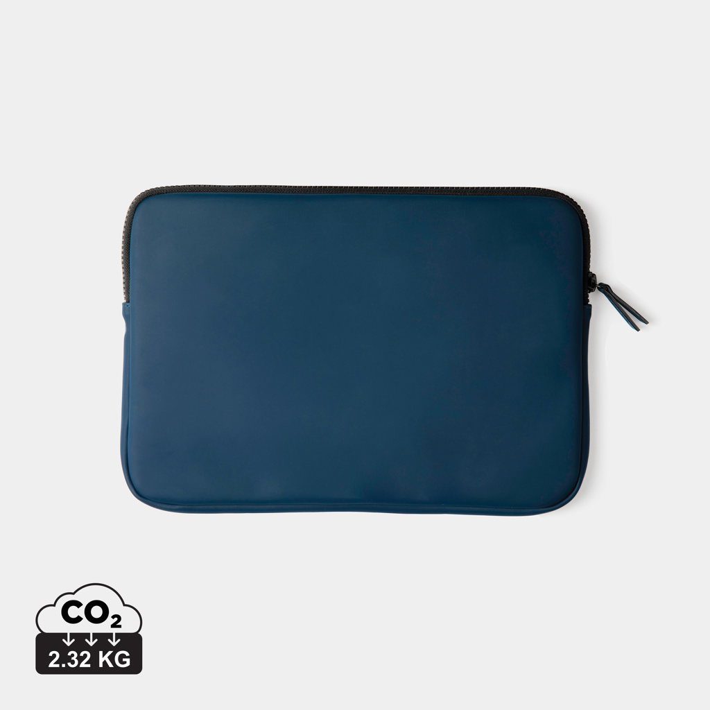 Housse d’ordinateur portable bleue avec fermeture éclair