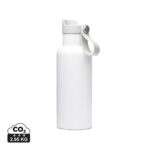 Gourde blanche réutilisable avec icône CO2