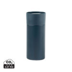Gobelet isotherme bleu foncé réutilisable