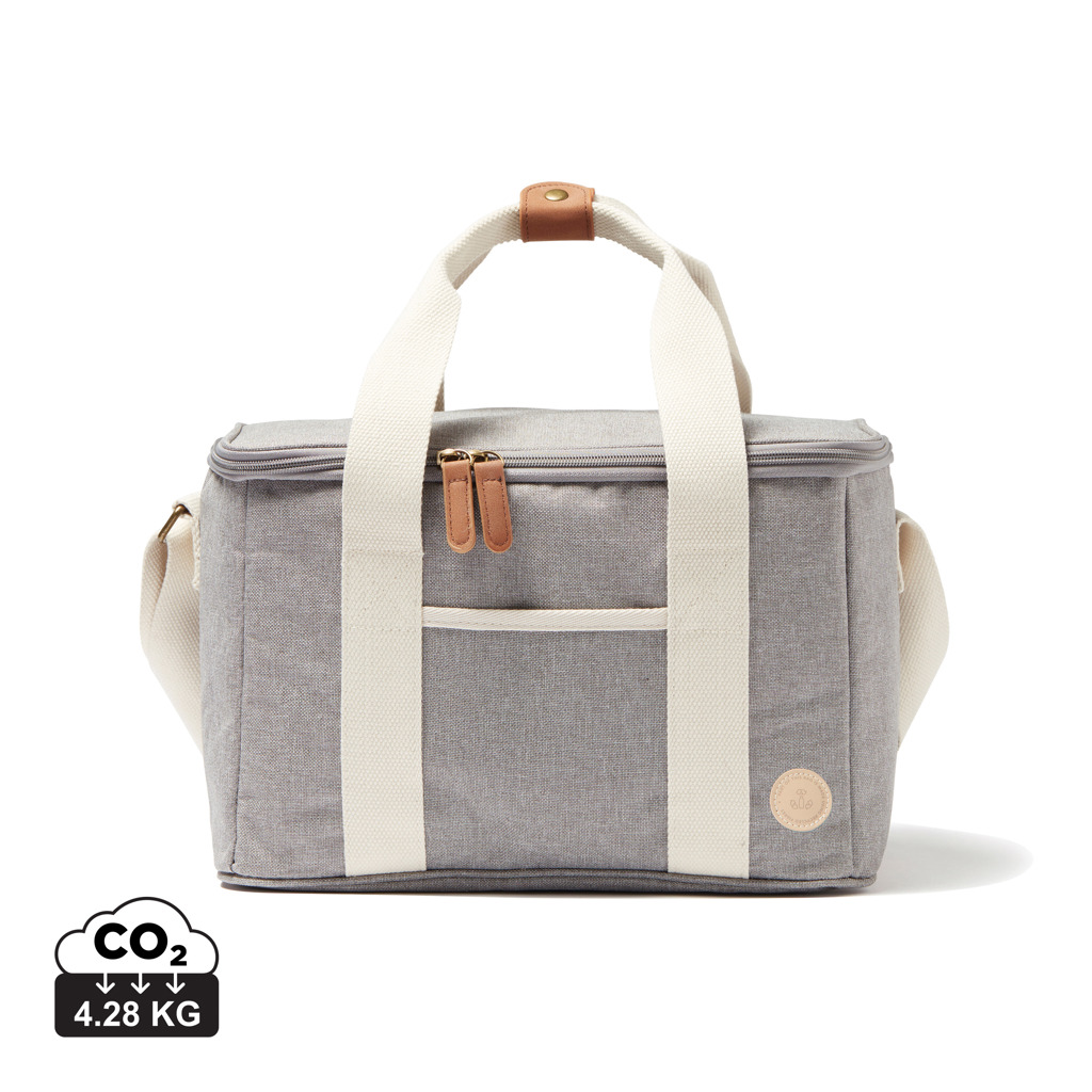 Sac isotherme gris avec anses crème
