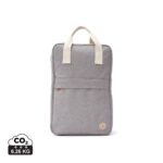 Sac à dos gris en tissu minimaliste