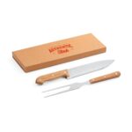 Couteau et fourchette à steak avec coffret