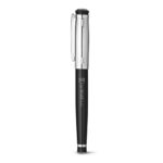 Stylo noir et argent avec clip métallique