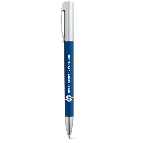 Stylo bleu et argent avec logo OSPAR