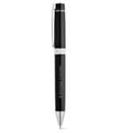 Stylo noir et argent design élégant