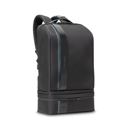 Sac à dos noir avec compartiment inférieur