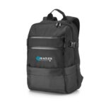 Sac à dos noir moderne avec multiples poches