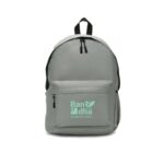 Sac à dos gris avec logo Bani Dha