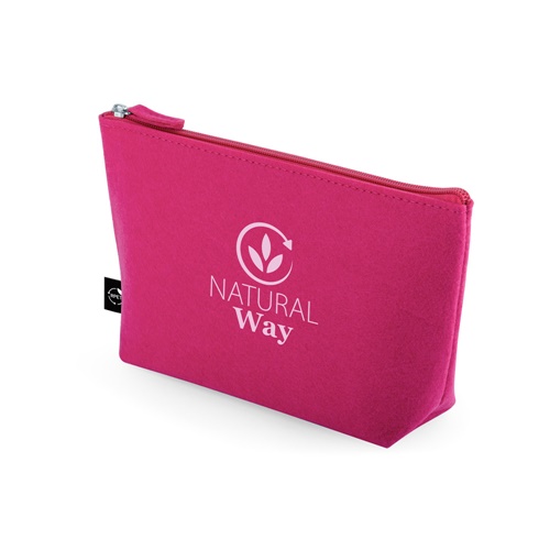 Trousse rose zippée Natural Way