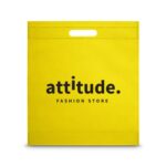 Sac shopping jaune attitude Fashion Store
