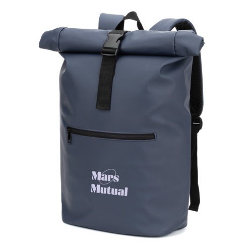 Sac à dos roll-top bleu Mars Mutual