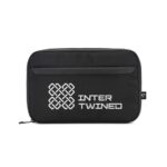 Trousse noire zippée avec logo Enter Twined