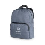 Sac à dos gris avec logo planter startup