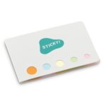 Carnet de notes autocollantes multicolores