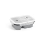 Boîte repas compartimentée en plastique avec couvercle