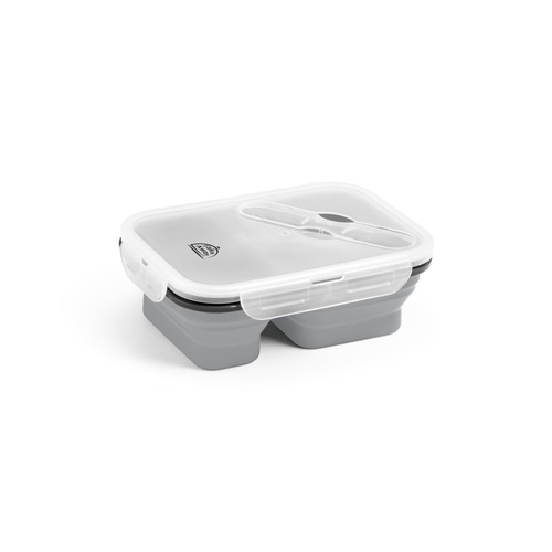 Boîte repas compartimentée en plastique avec couvercle