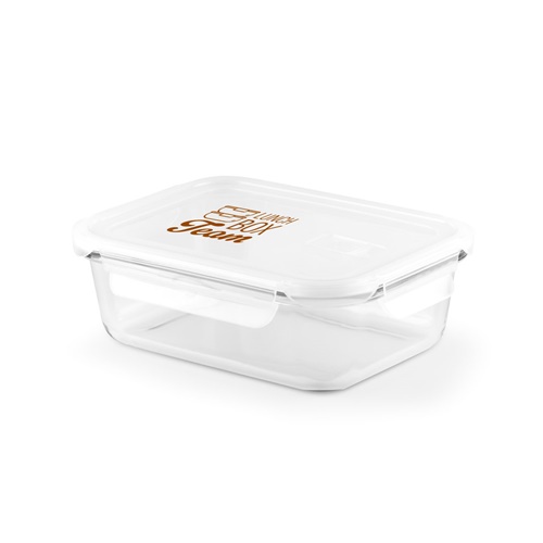 Boîte alimentaire transparente avec couvercle hermétique
